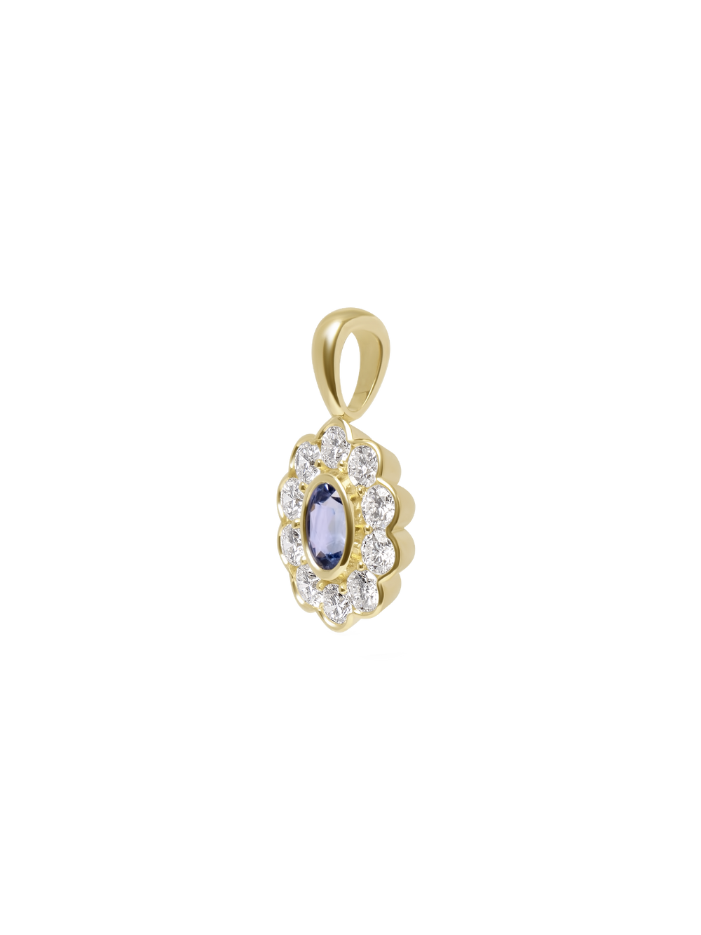 1.01ct Sapphire Solene Pendant - View 