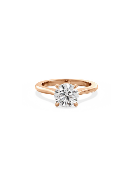 Round Classic Solitaire Ring