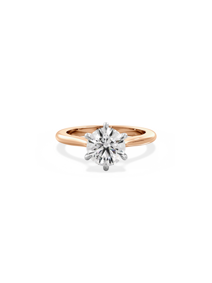 Round Classic Solitaire Ring