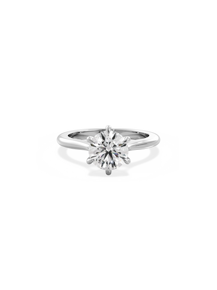 Round Classic Solitaire Ring