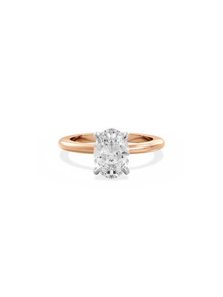 Oval Ceremonial Solitaire Ring