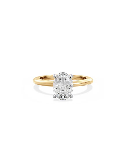 Oval Ceremonial Solitaire Ring