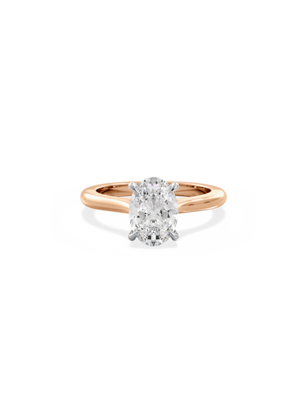 Oval Classic Solitaire Ring