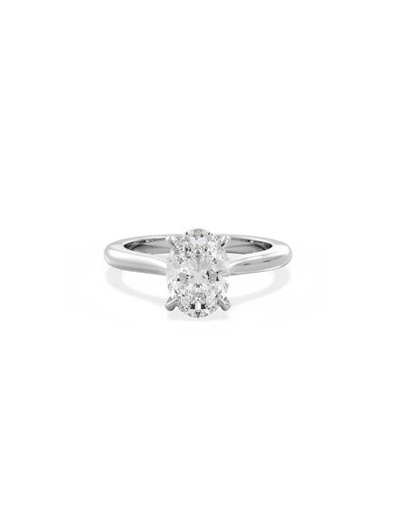 Oval Classic Solitaire Ring