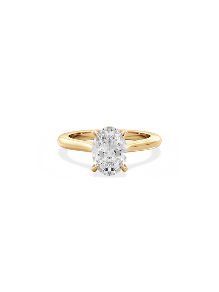 Oval Classic Solitaire Ring
