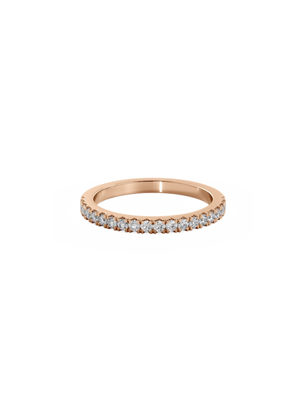 Shimmer Ring - 1/2 Pavé