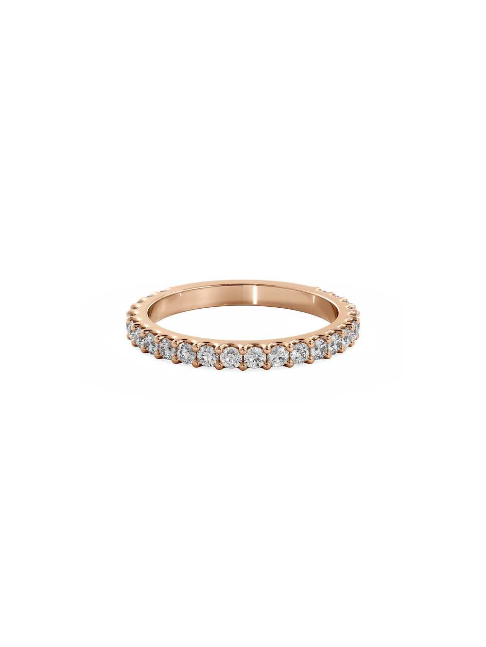 Eternal Ring - 3/4 Pavé - View 