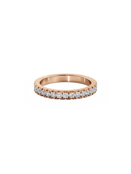 Shimmer Ring - 3/4 Pavé