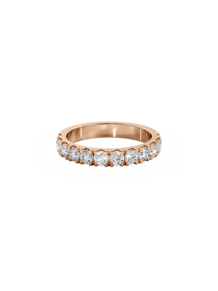 Shimmer Ring - 1/2 Pavé