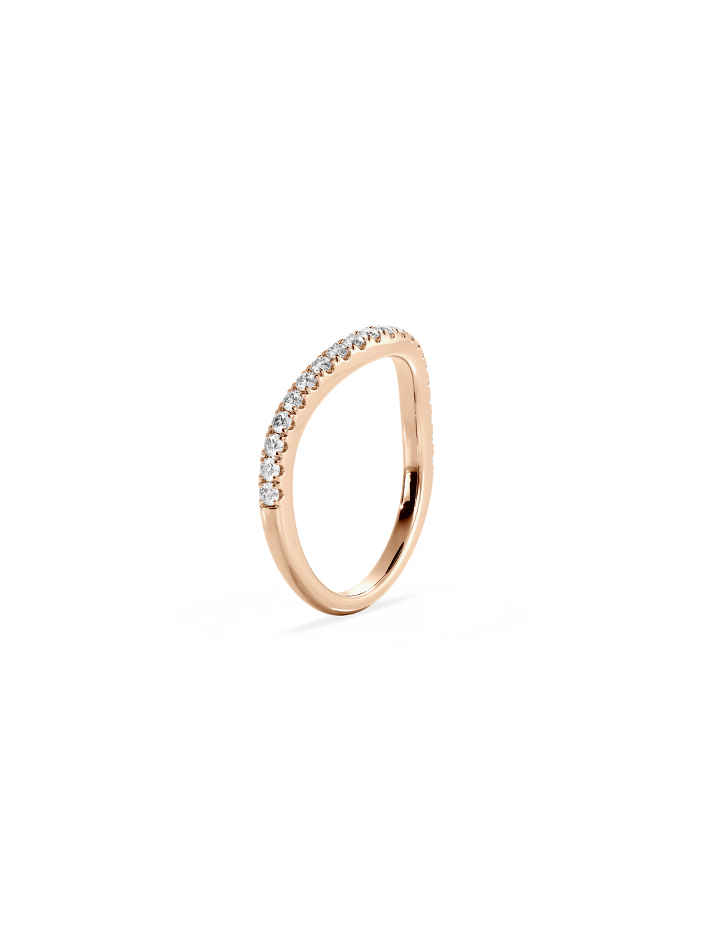 0.014ct Contour Shimmer Ring - View 