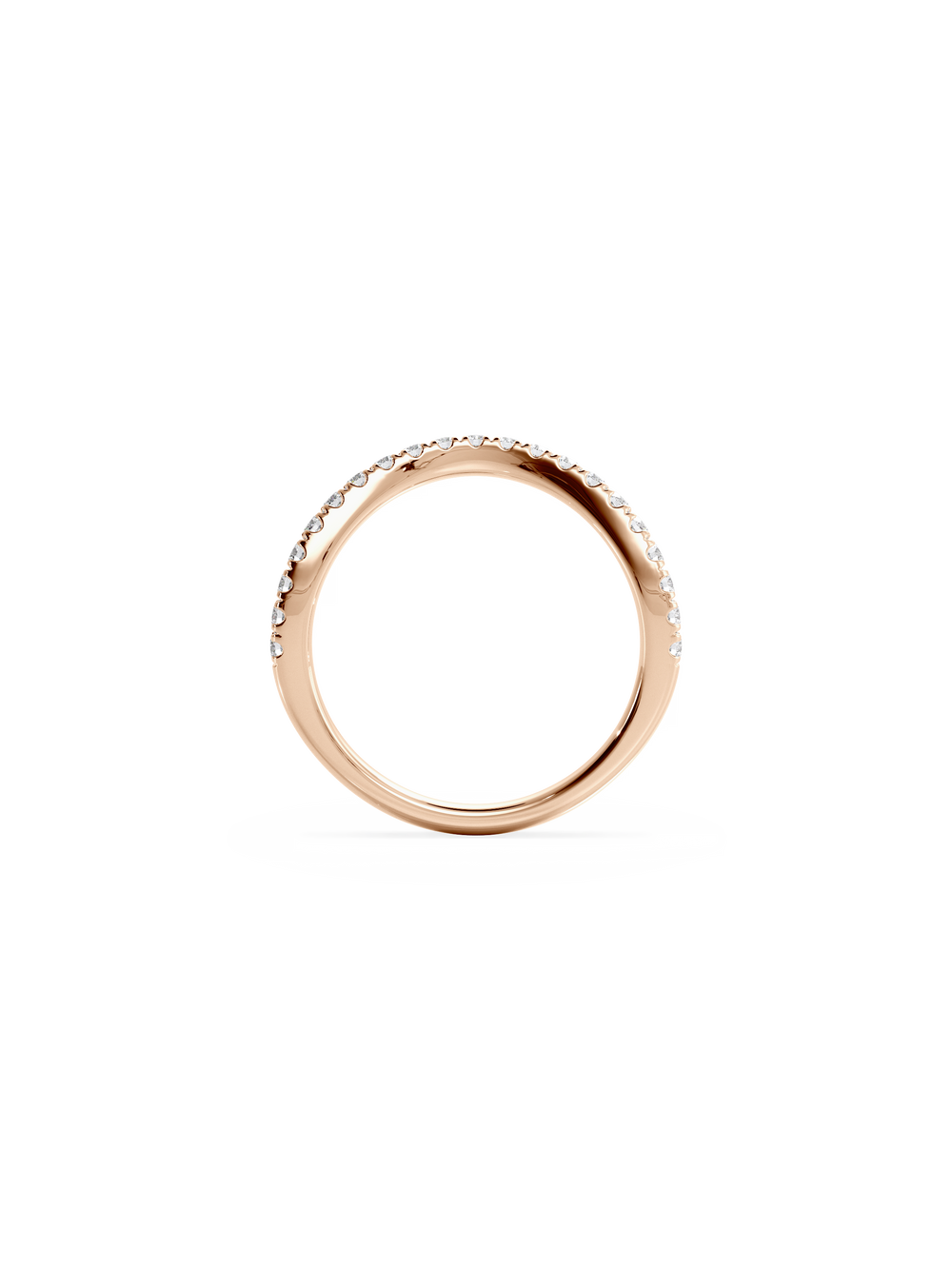 0.014ct Contour Shimmer Ring - View 