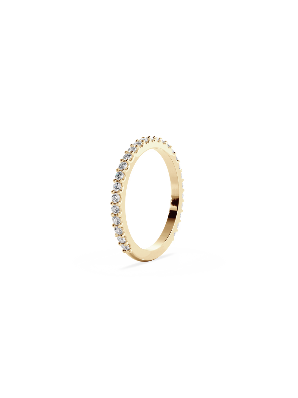 Eternal Ring - 3/4 Pavé - View 