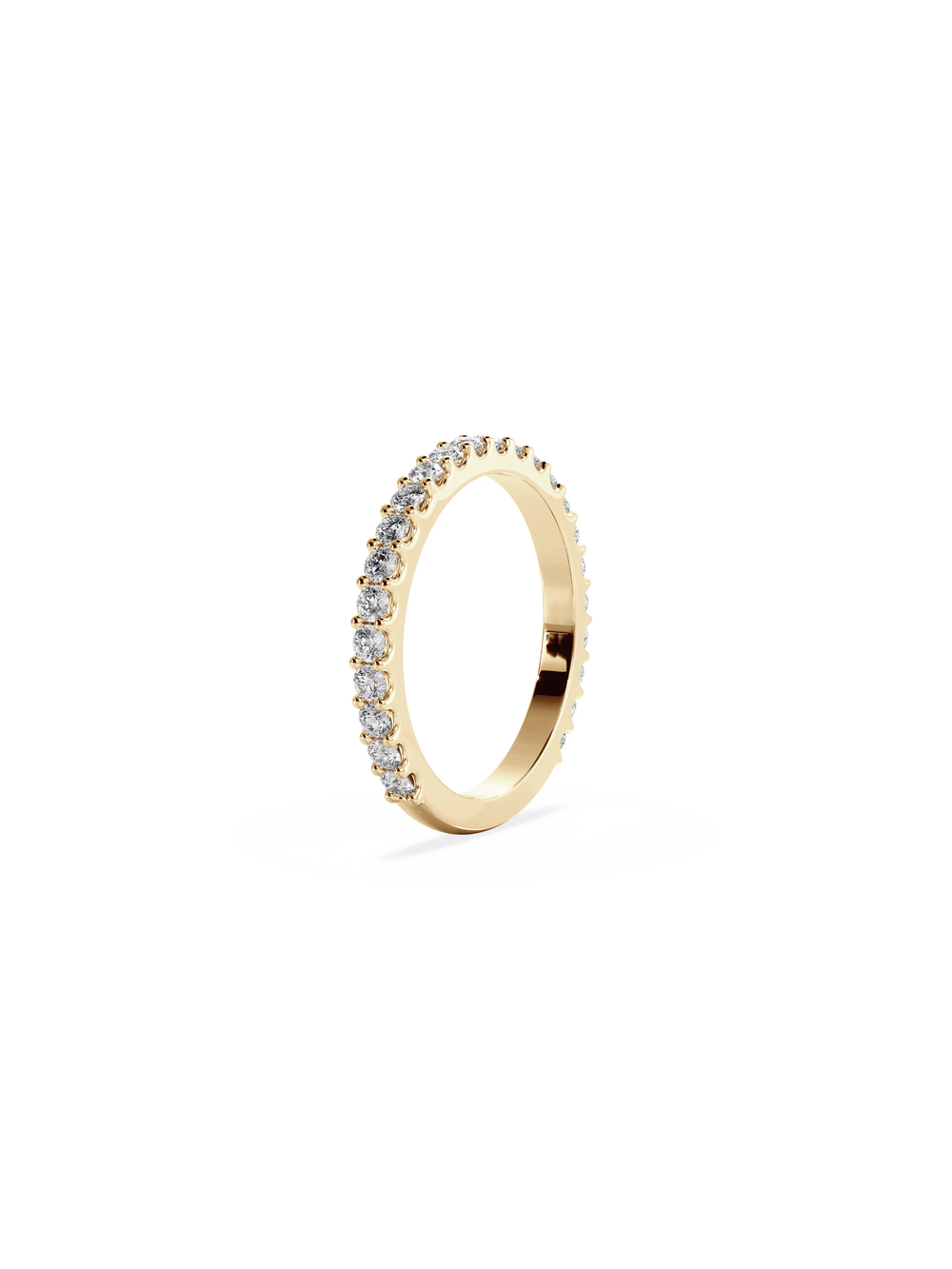 Eternal Ring - 3/4 Pavé - View 