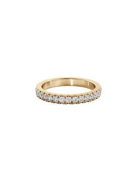 Shimmer Ring - 1/2 Pavé