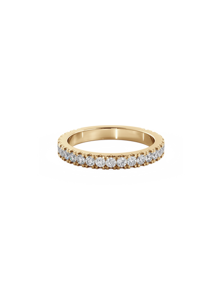 Shimmer Ring - 3/4 Pavé
