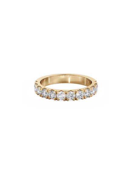 Shimmer Ring - 1/2 Pavé
