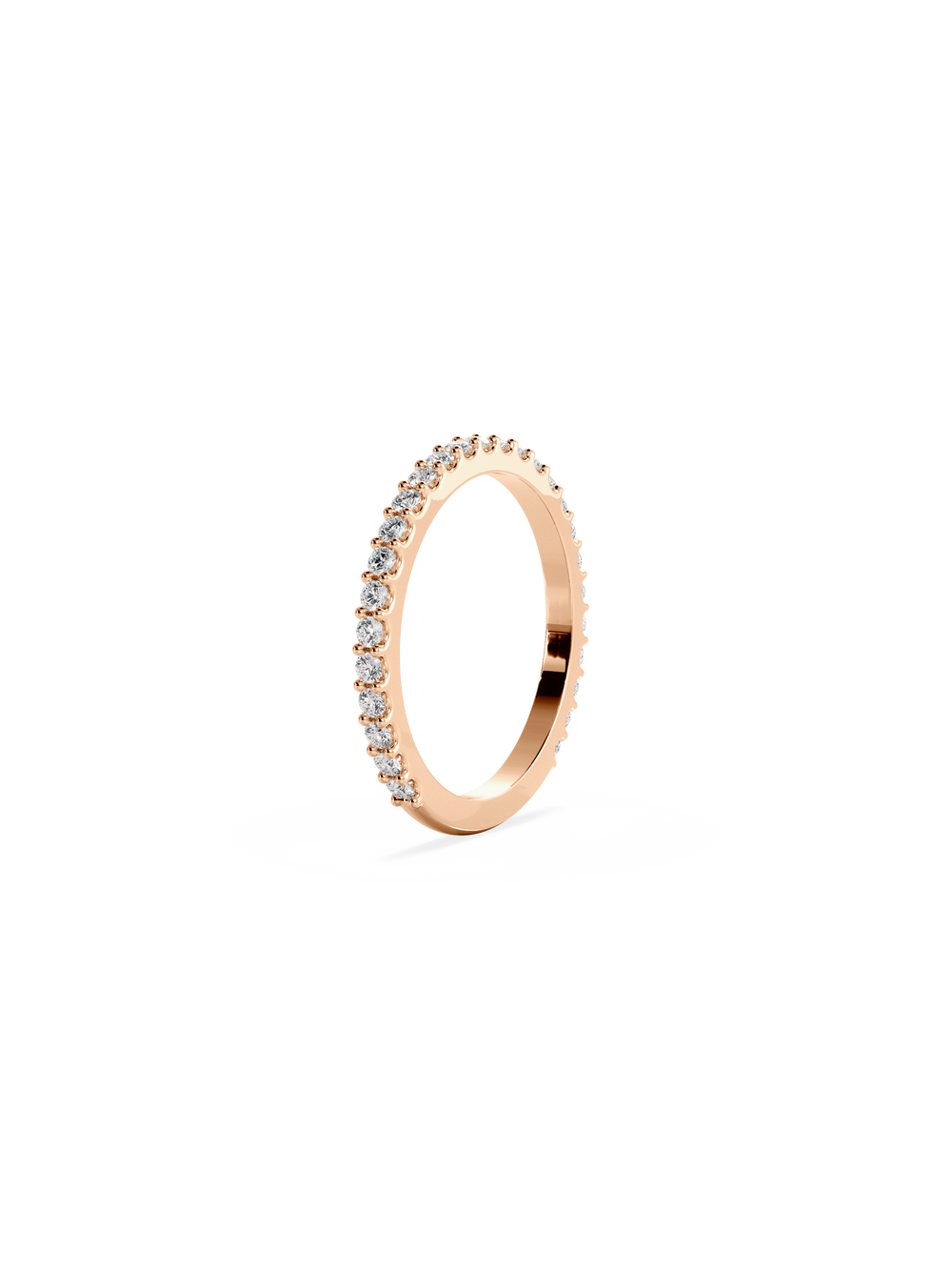 Eternal Ring - 3/4 Pavé - View 