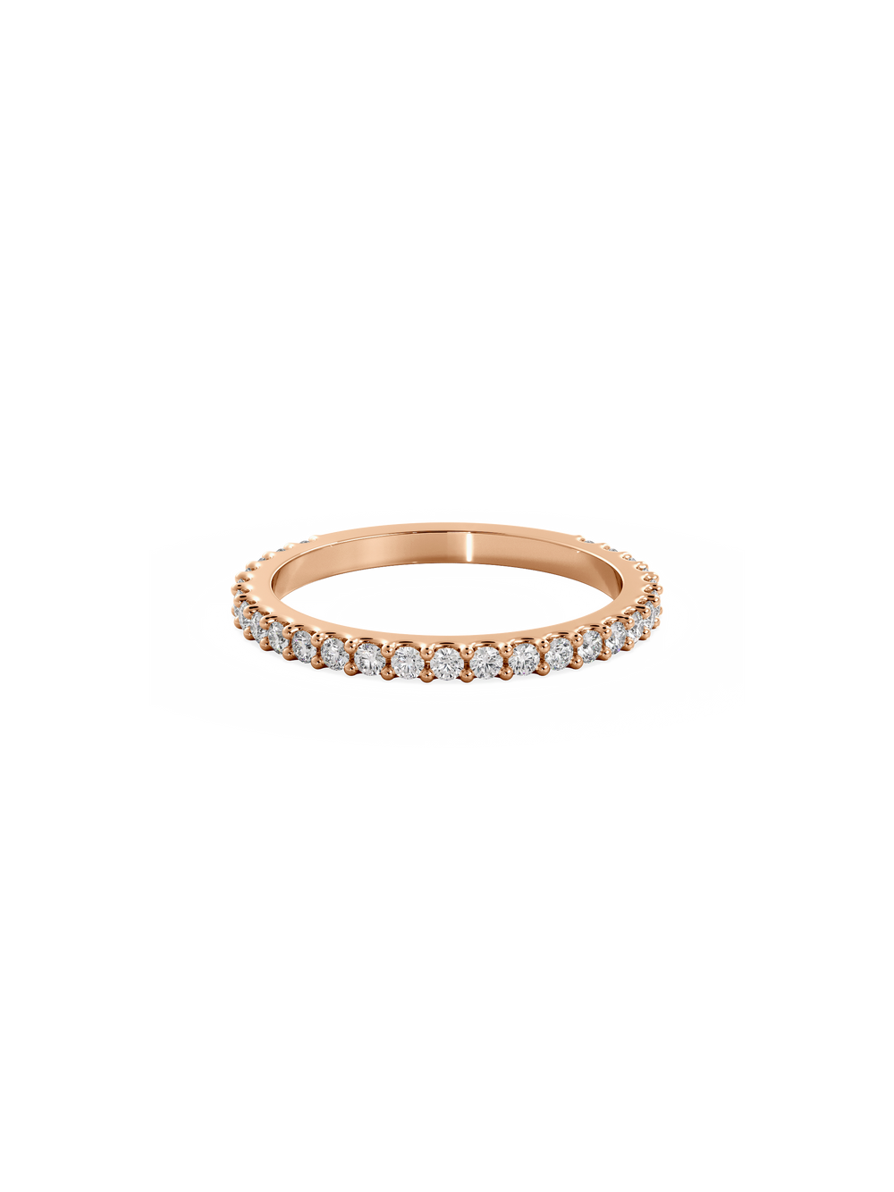 Eternal Ring - 3/4 Pavé - View 