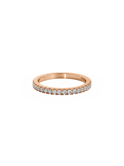 Shimmer Ring - 1/2 Pavé