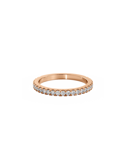 Shimmer Ring - 3/4 Pavé