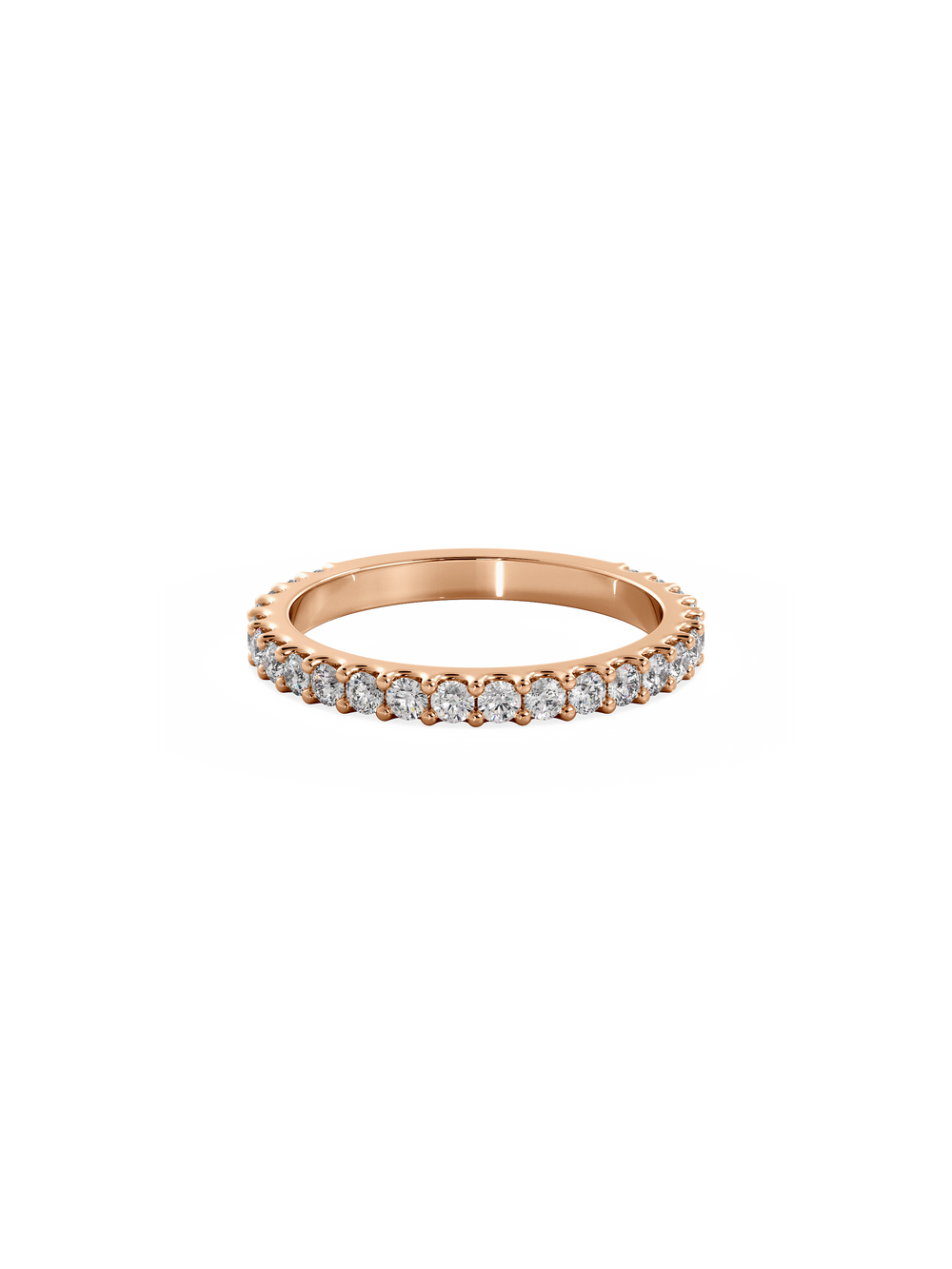 Eternal Ring - 3/4 Pavé - View 