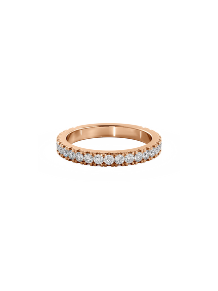 Shimmer Ring - 3/4 Pavé