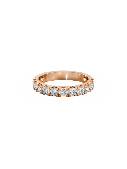 Shimmer Ring - 3/4 Pavé