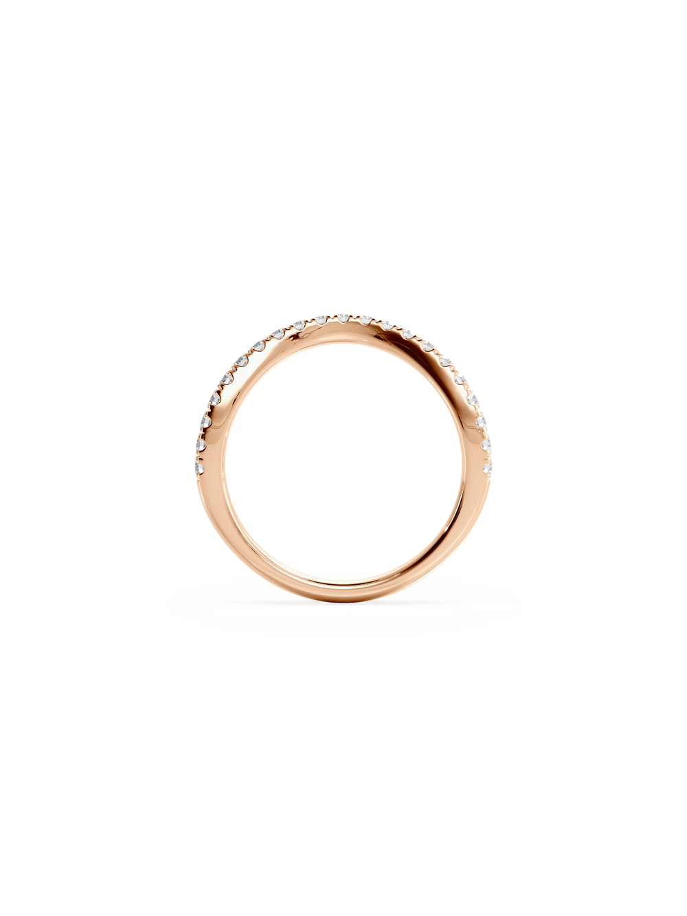 0.014ct Contour Shimmer Ring - View 