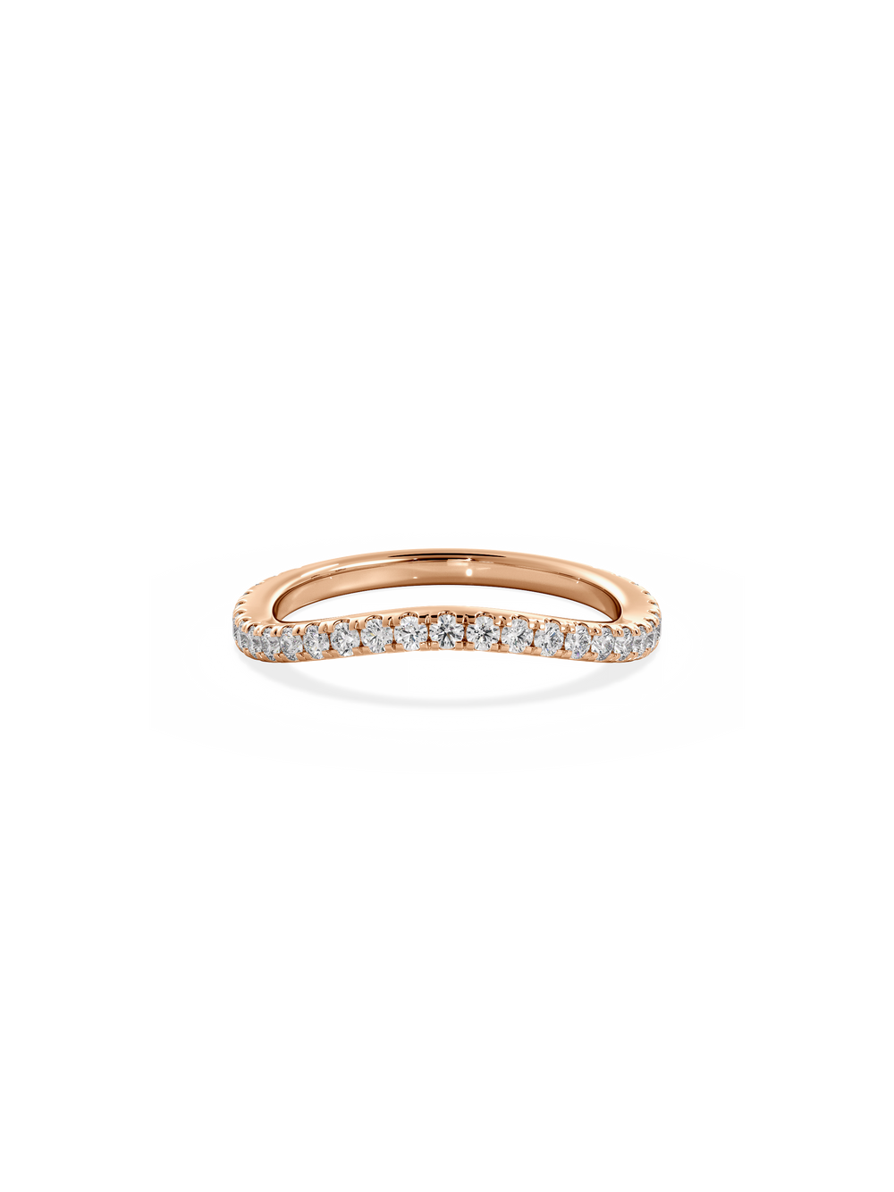 0.014ct Contour Shimmer Ring - View 