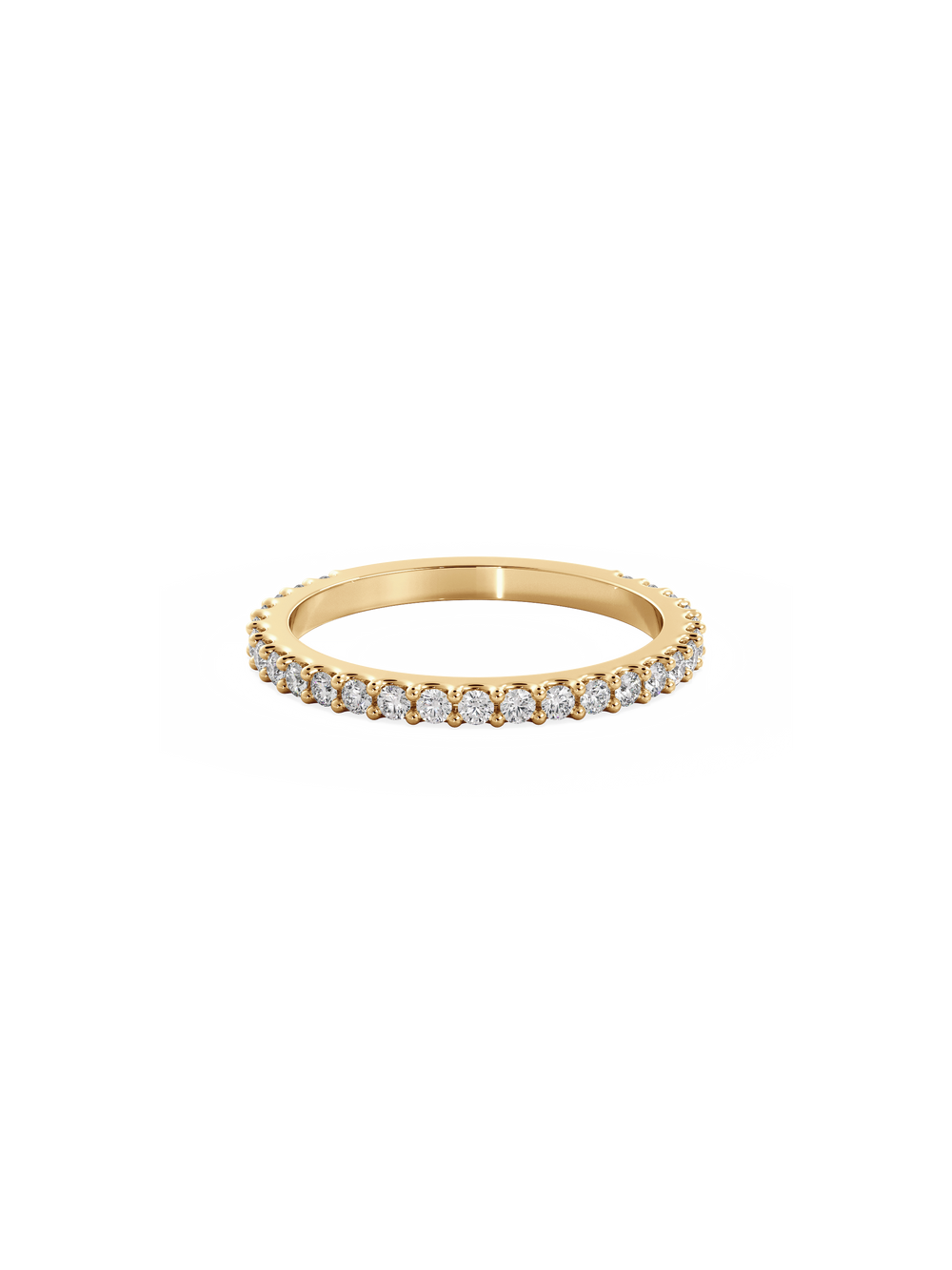 Eternal Ring - 3/4 Pavé - View 