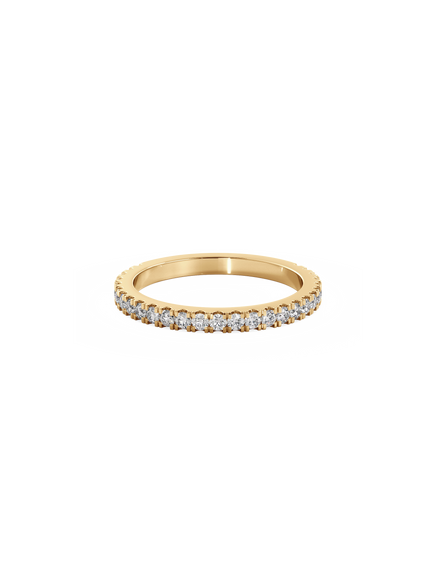 Shimmer Ring - 3/4 Pavé