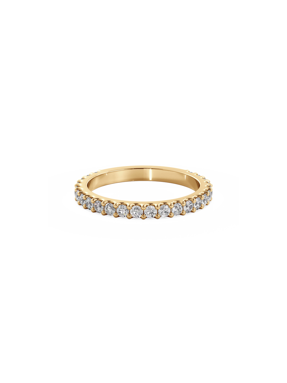 Eternal Ring - 3/4 Pavé - View 