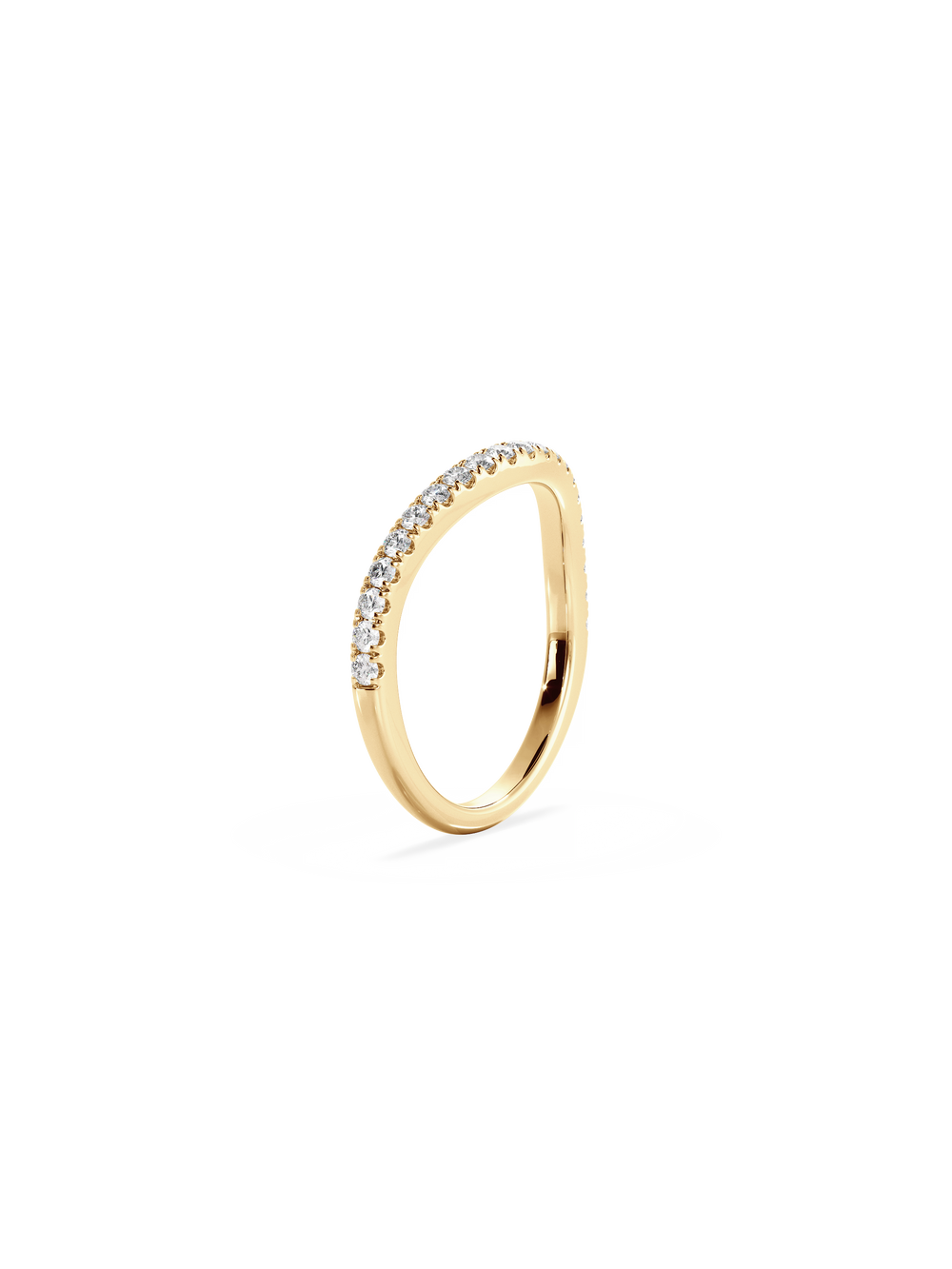 0.014ct Contour Shimmer Ring - View 