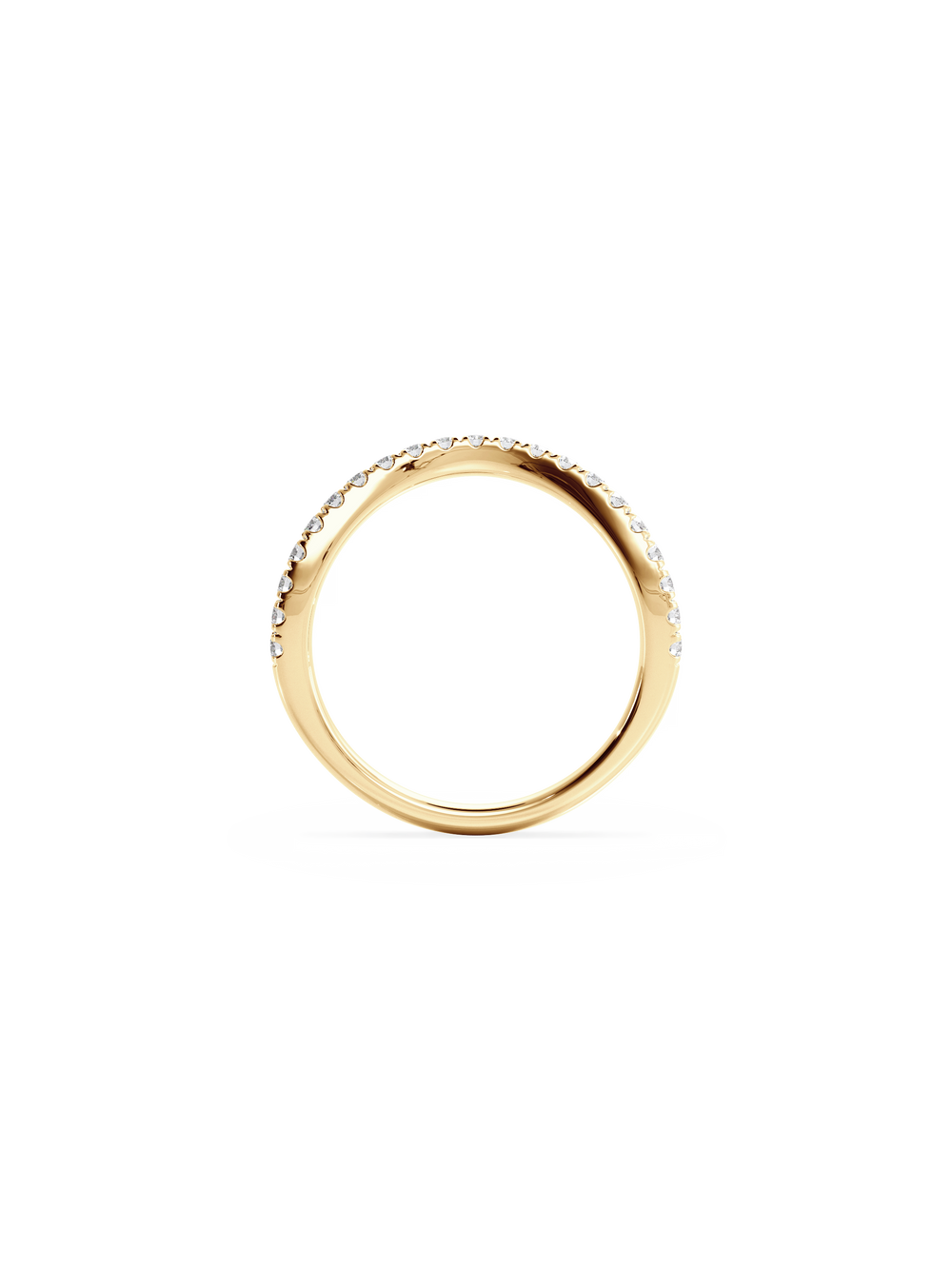 0.014ct Contour Shimmer Ring - View 