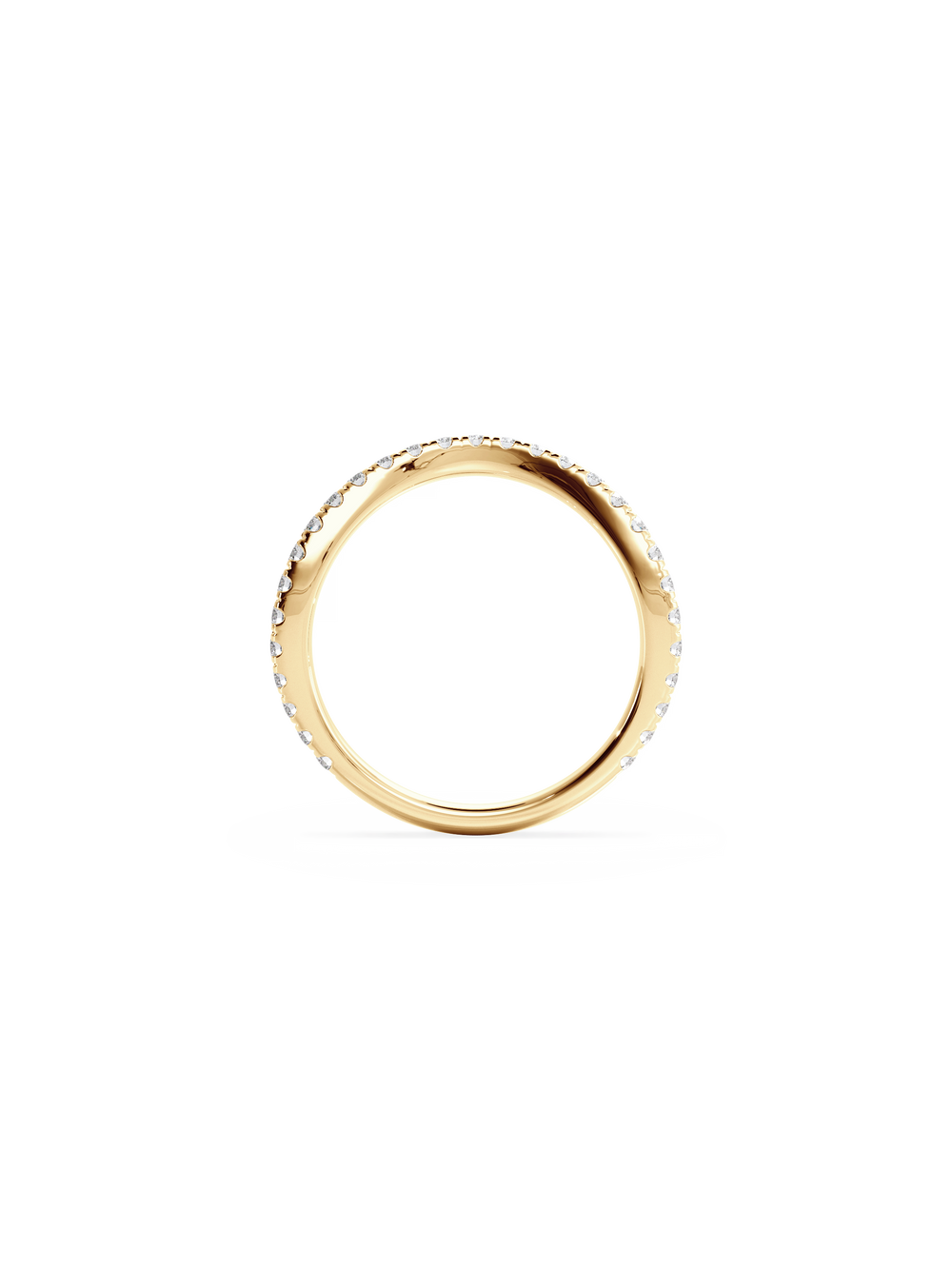 0.014ct Contour Shimmer Ring - View 