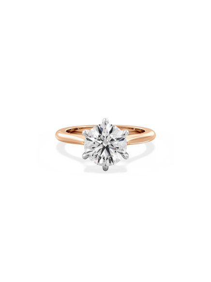 Round Classic Solitaire Ring
