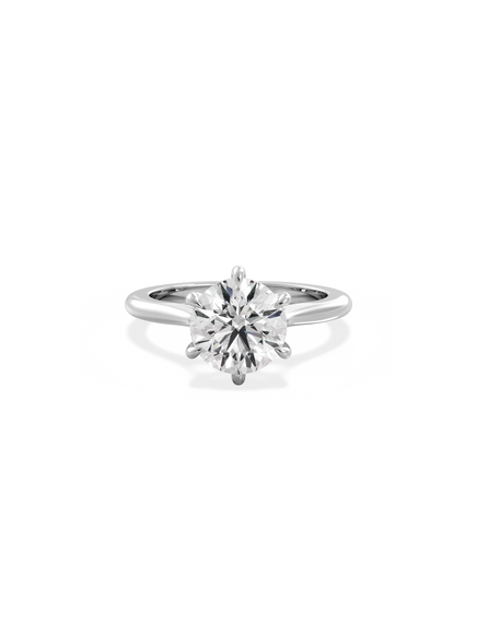 Round Classic Solitaire Ring
