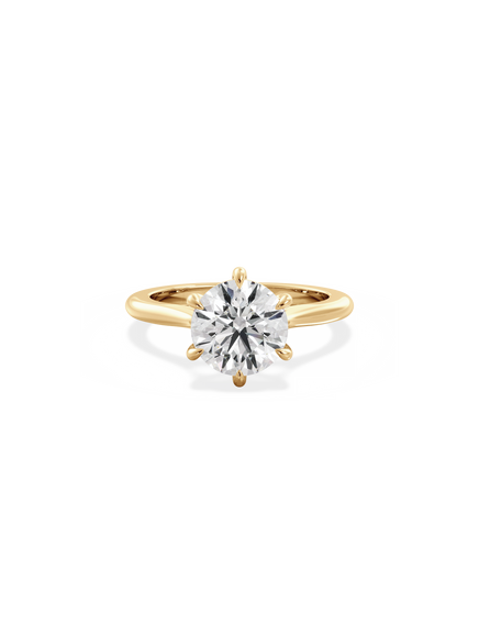 Round Classic Solitaire Ring