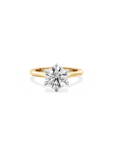 Round Classic Solitaire Ring