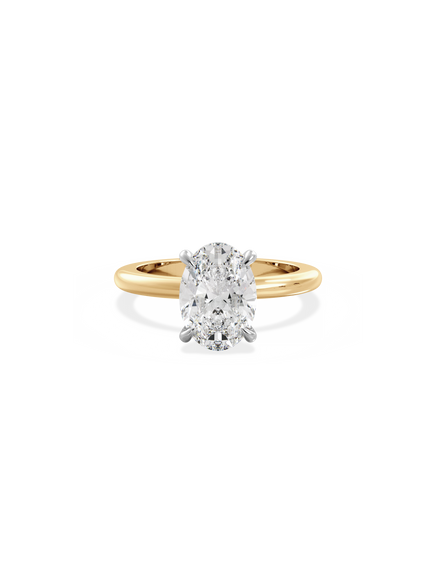Oval Ceremonial Solitaire Ring