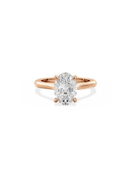 Oval Classic Solitaire Ring