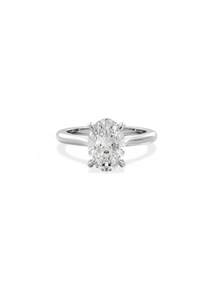 Oval Classic Solitaire Ring