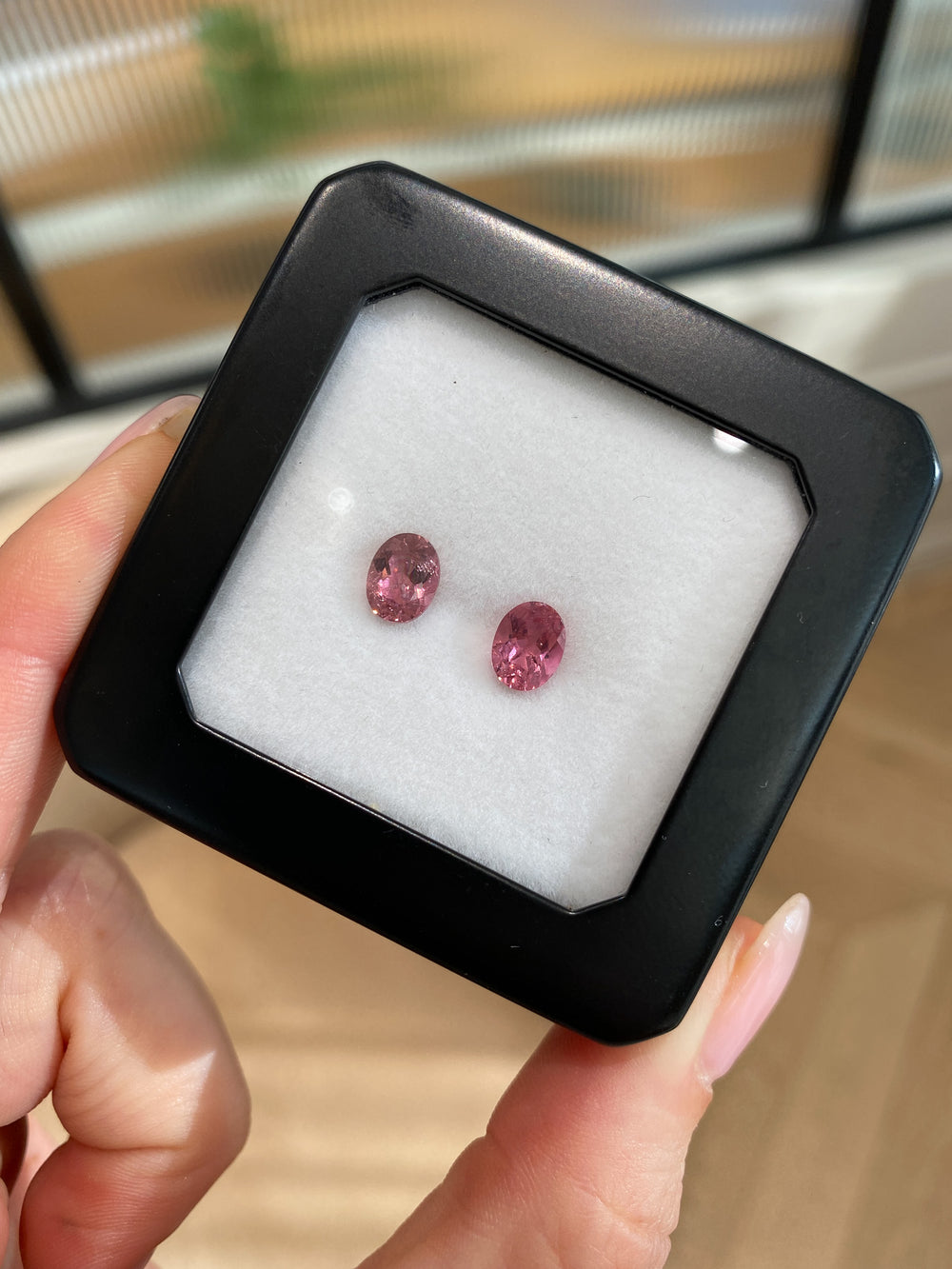 2.15cttw Pink Oval Tourmalines - View 