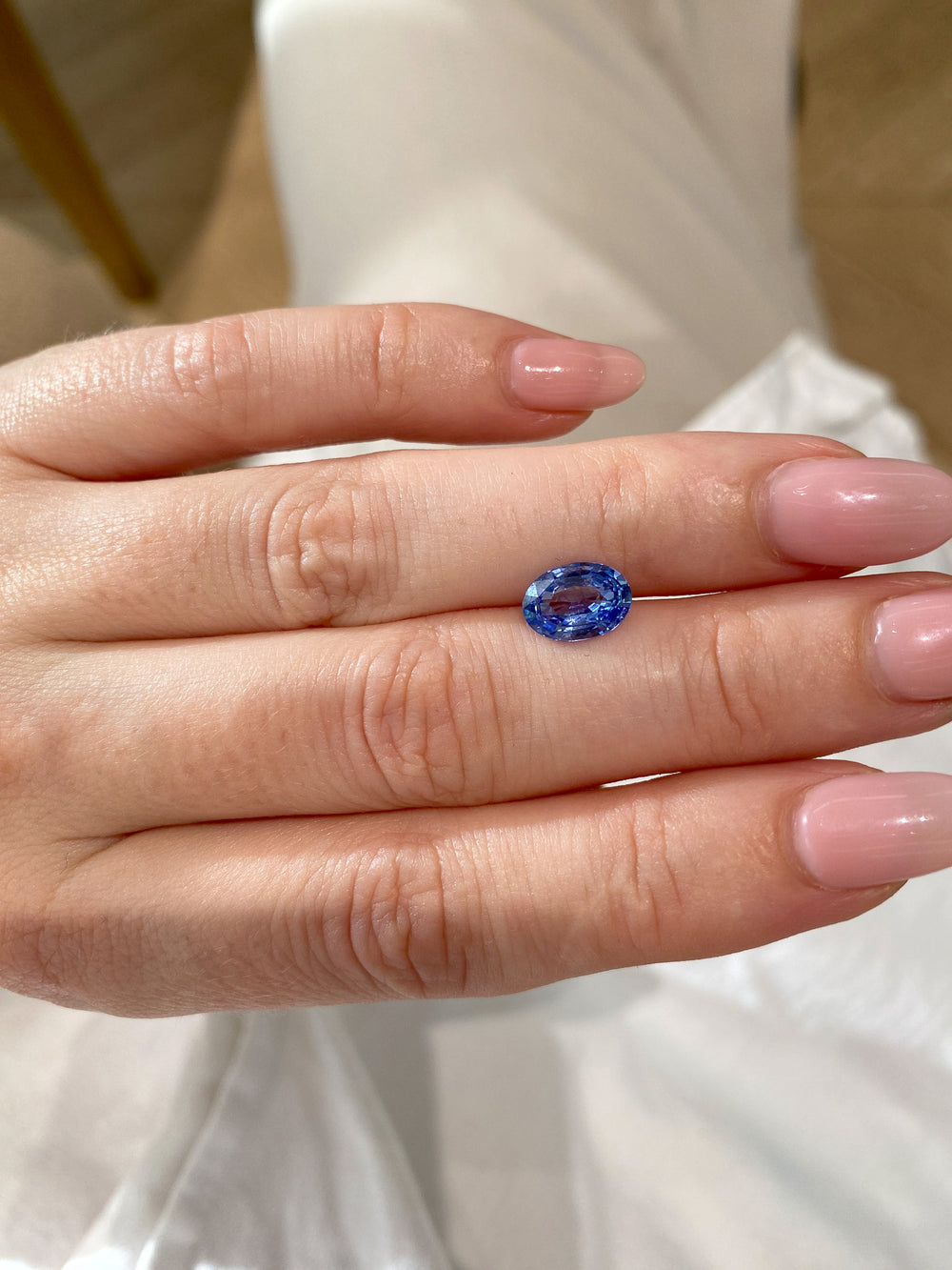 2.17ct Ceylon Oval Sapphire - View 