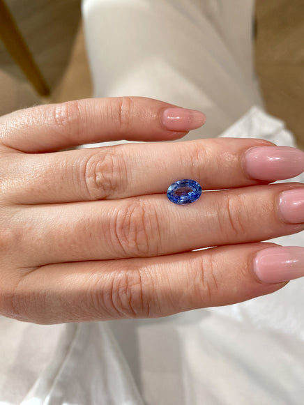 2.17ct Ceylon Oval Sapphire