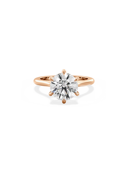 Round Classic Solitaire Ring