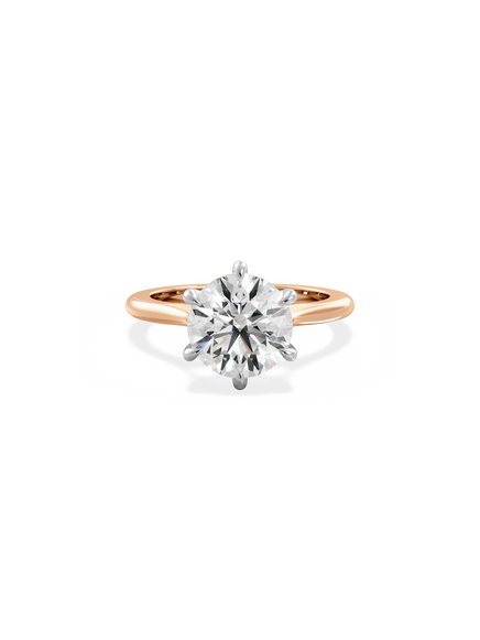 Round Classic Solitaire Ring