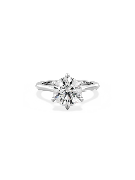 Round Classic Solitaire Ring