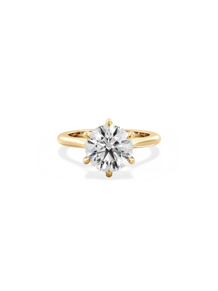 Round Classic Solitaire Ring