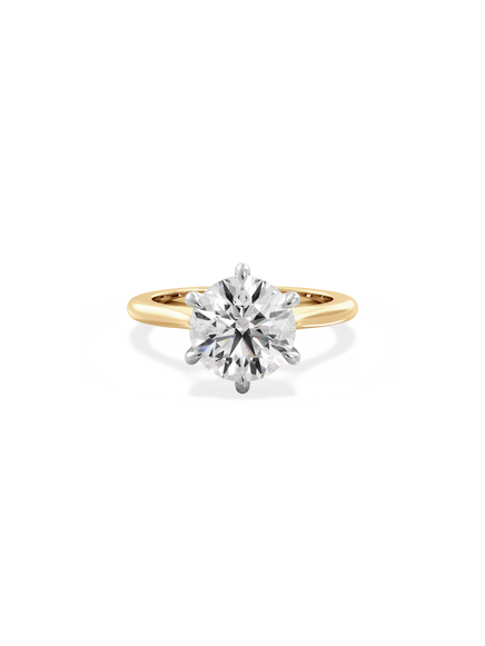 Round Classic Solitaire Ring